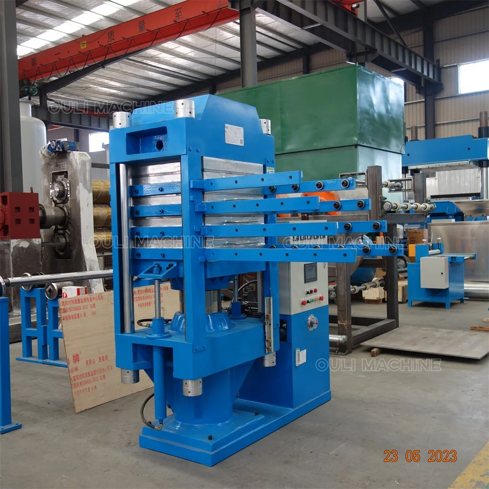 Full Automatic Rubber Plate Vulcanizing Press Machine for Making Rubber Tennis Ball with CE/ISO