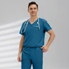 blue-Men's short-sleeved