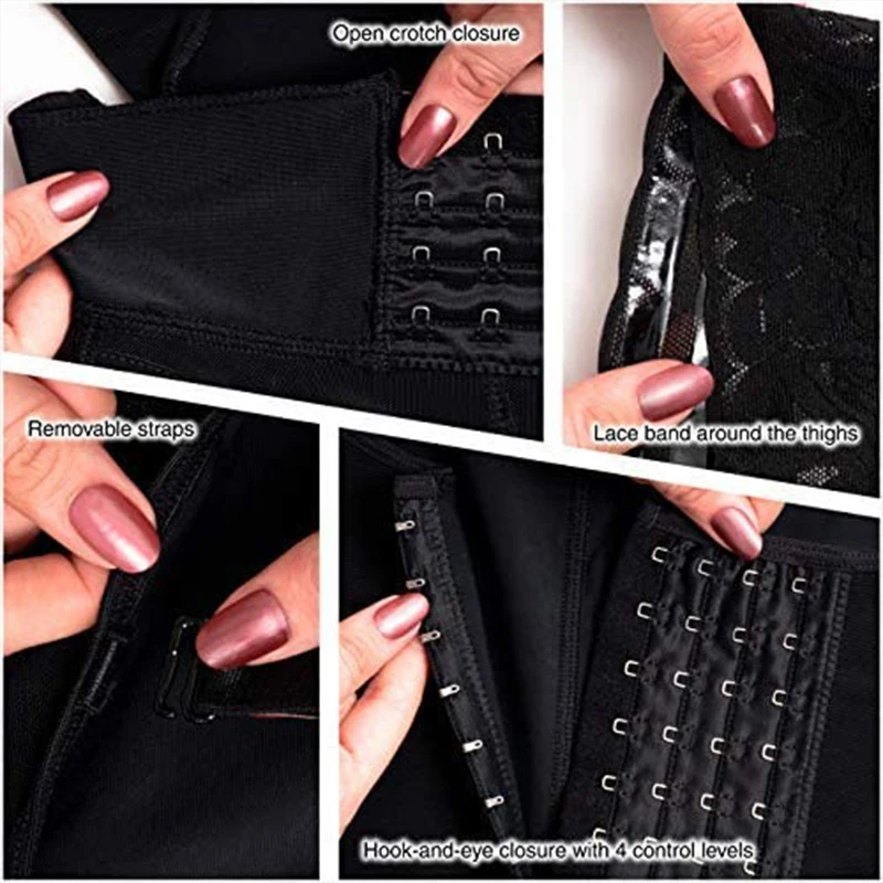 Women Shapewear Faja 4 Hook Fajas Postoperatorias Fajatex