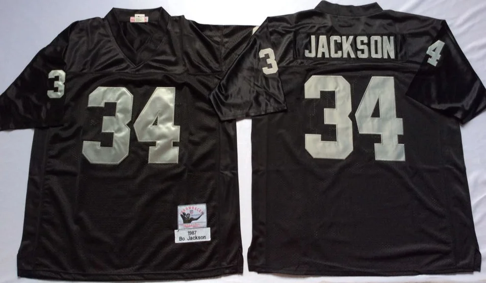 Bo Jackson Las Vegas Raiders Mitchell & Ness Legacy Replica Jersey - Black