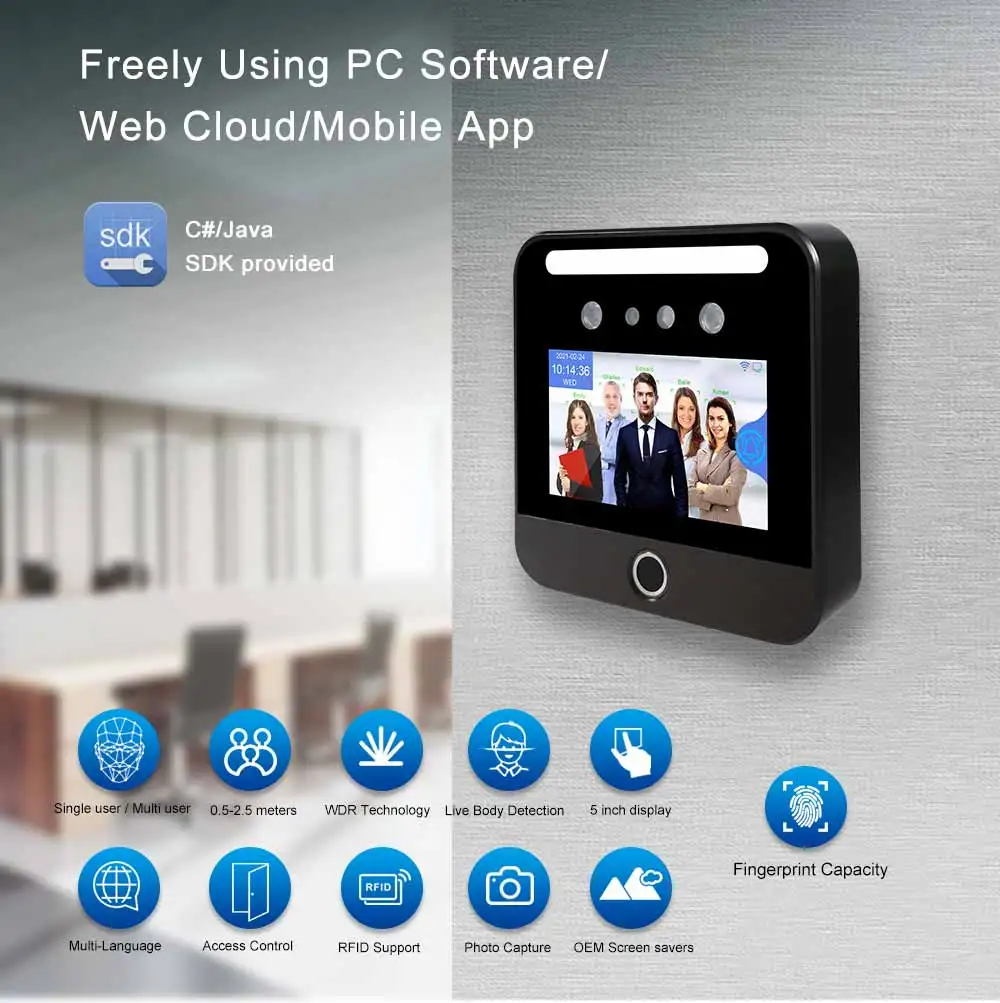 TIMMY Attendance Machine - AI Face Recognition & Fingerprint