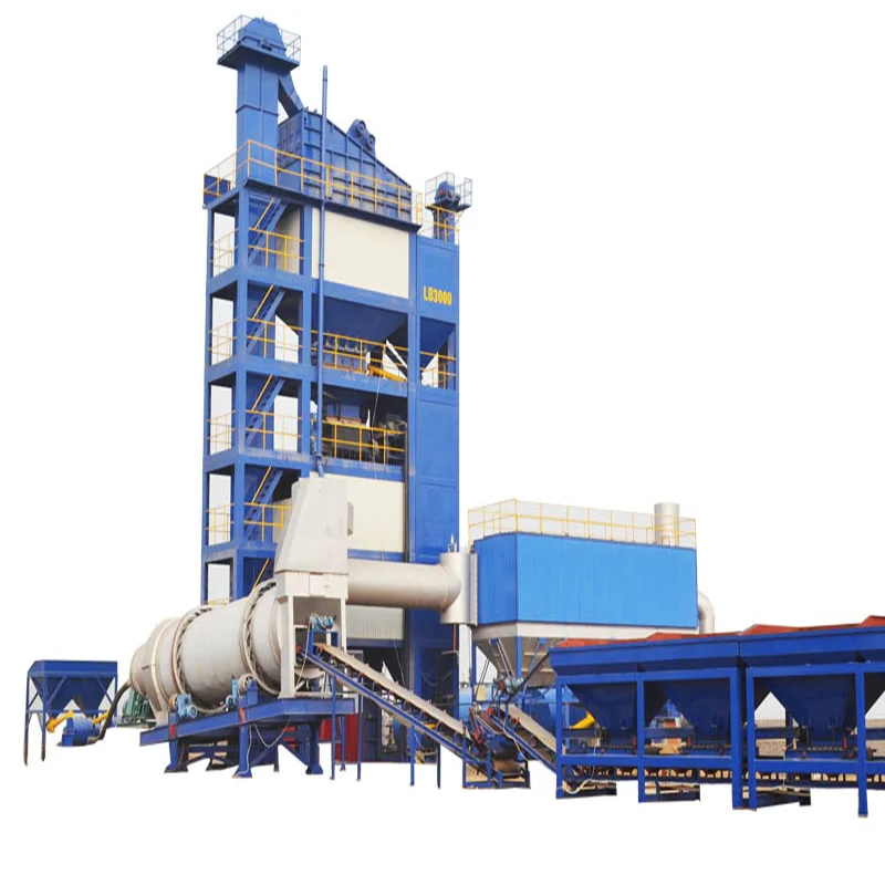 German asphalt batch mix plant, 80t/h capacity