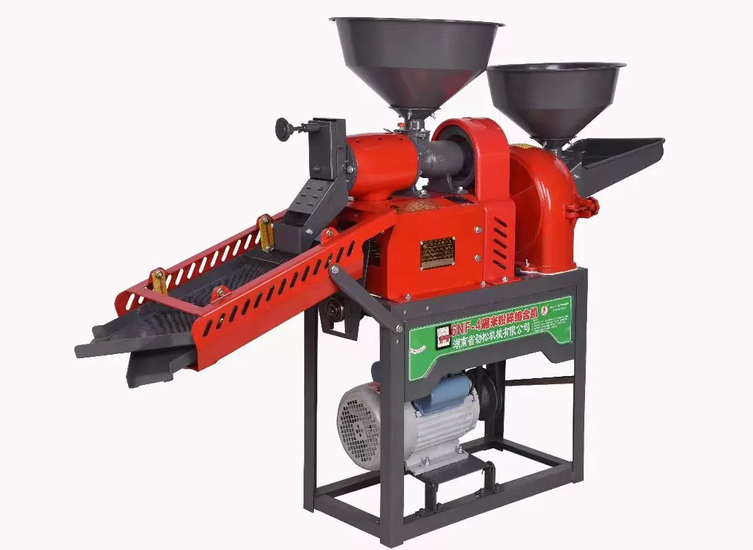 Jinsong Double Layers Vibratory Hopper Rice Mill Machine Combined Rice Milling Machines Complete Set for Rice Corn Dust