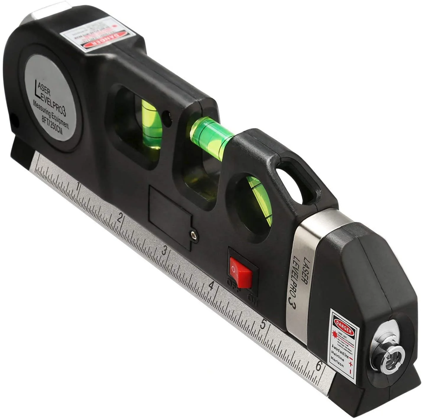 Self Leveling Laser Multipurpose Level Laser Tool Add Magnetic 8ft Measuring Tap 