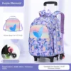 Purple mermaid-without pull handle