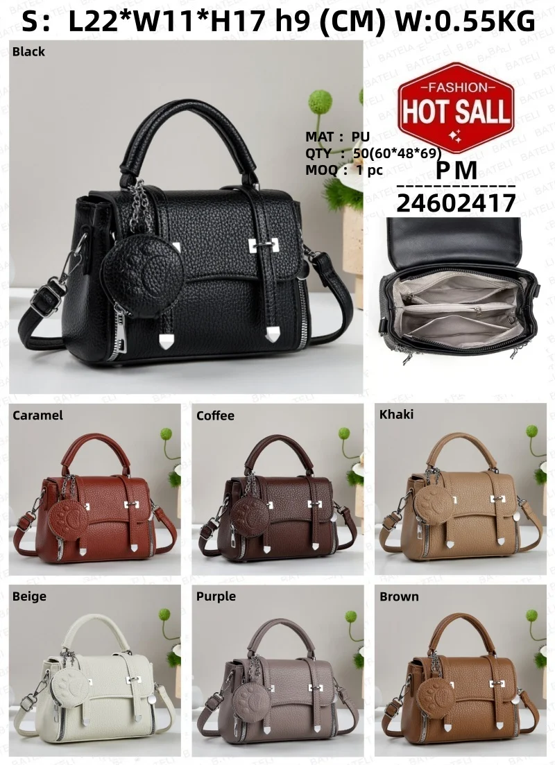 2026 New  Shoulder Bag Ladies' Handbag Pu Shoulder  Designer Bag Sacs Main Pour Femmes D aperçu 2