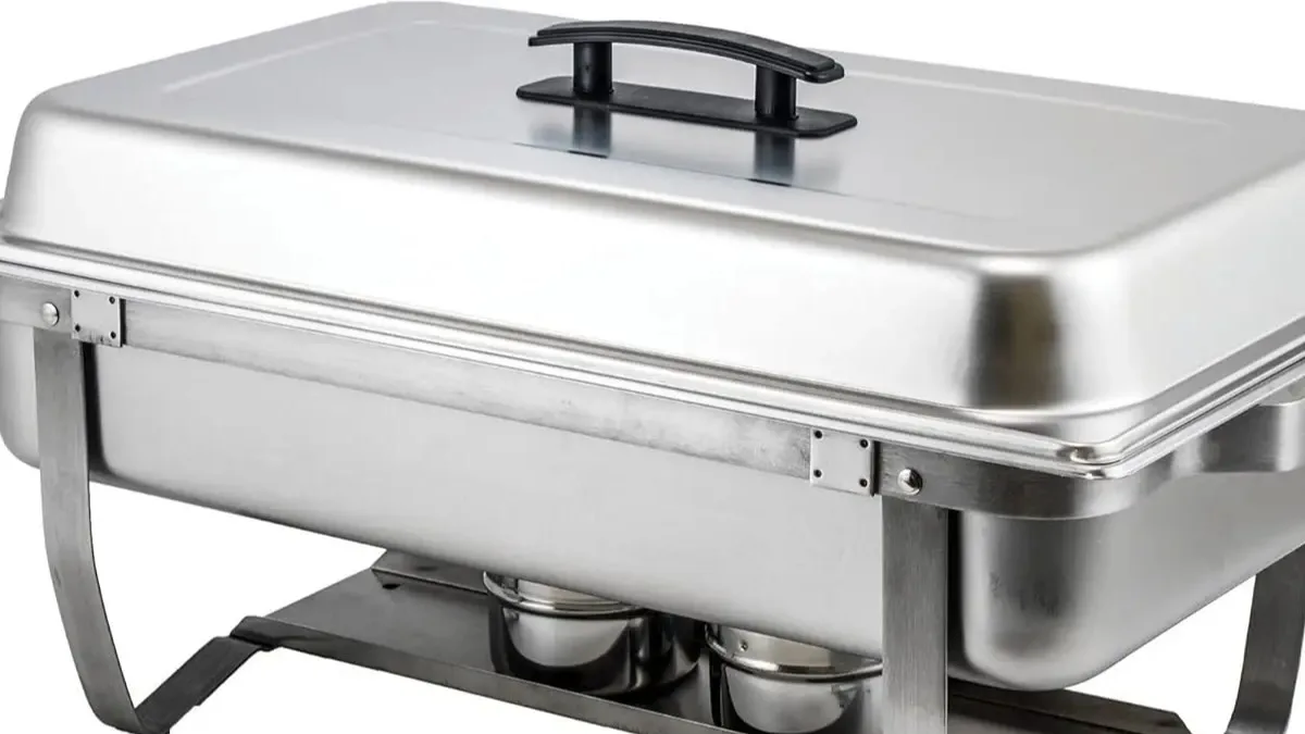 Hinged Lid & Chafing Fuel Heat Chafer,Catering Equipment Food Warmer