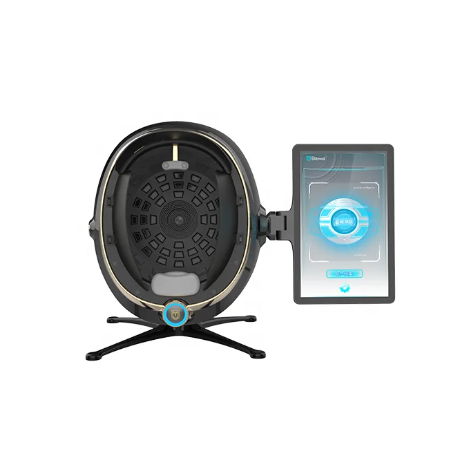 2024 Newest AI Eight Spectrum RGB UV Facial Skin Analysis Machine With Camera