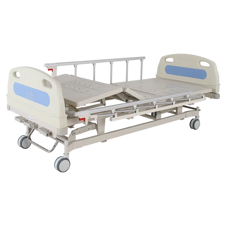 3 Function Manual Adjustable Medical Manual Hospital Bed