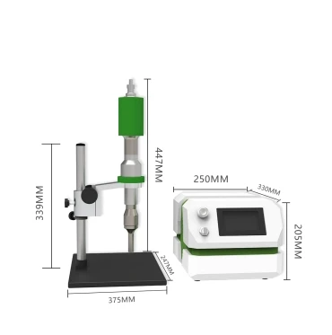 New Product 1kW Laboratory Reactor Small Cosmetics Production Equipment Lab Ultrasonic Nano Disperser