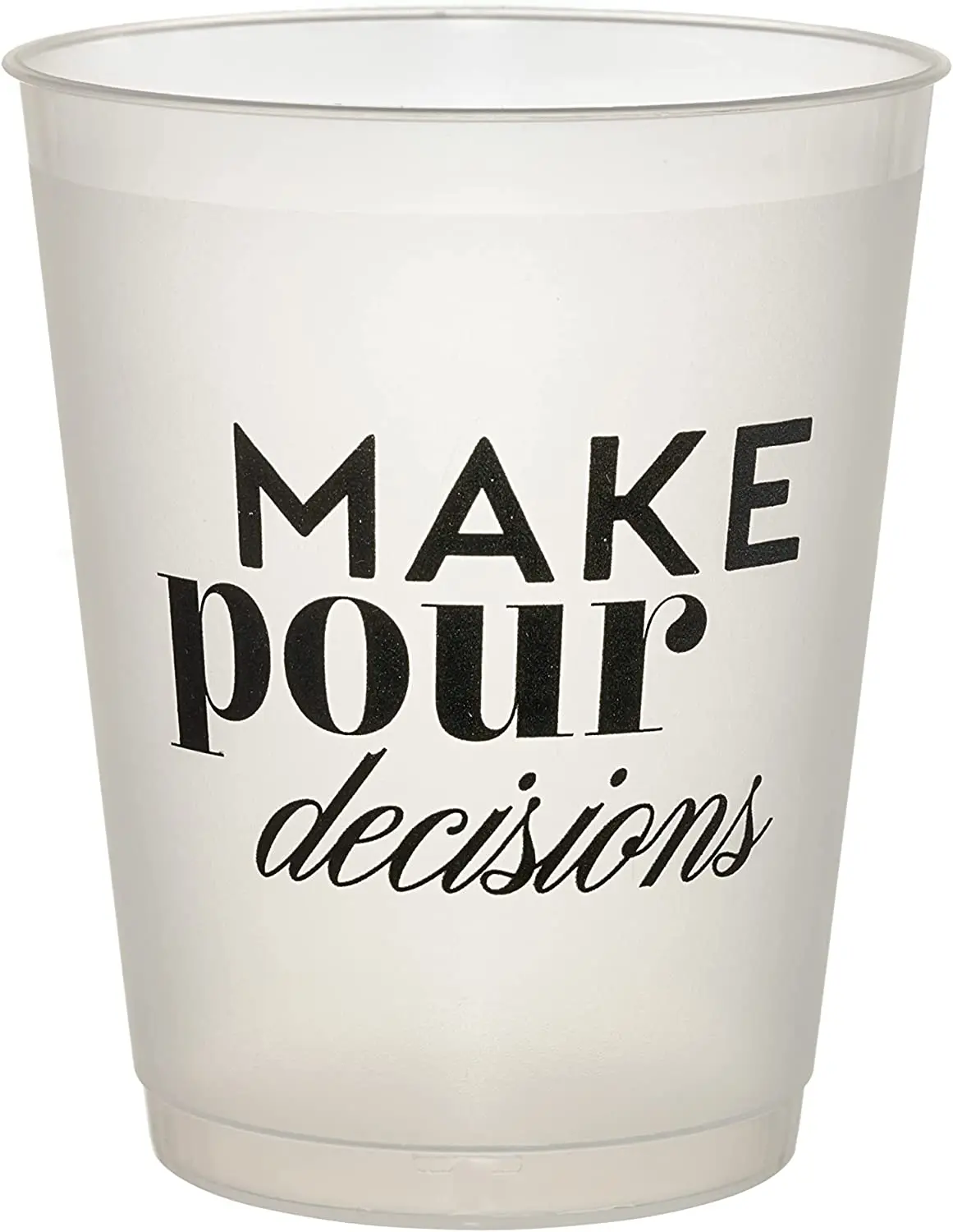 16oz Reusable Frosted Plastic Cup Disposable Plastic Cups Plastic