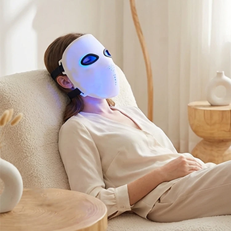 1072nm Infrared Red Photon Therapy LED Face & Neck Mask 630nm