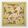 Tappetino Mahjong con fiori gialli