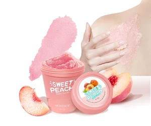 Wholesale Korean Natural Organic Vegan Body Wash Scrub Gommage Corporel Exfoliating Whitening Body Scrub