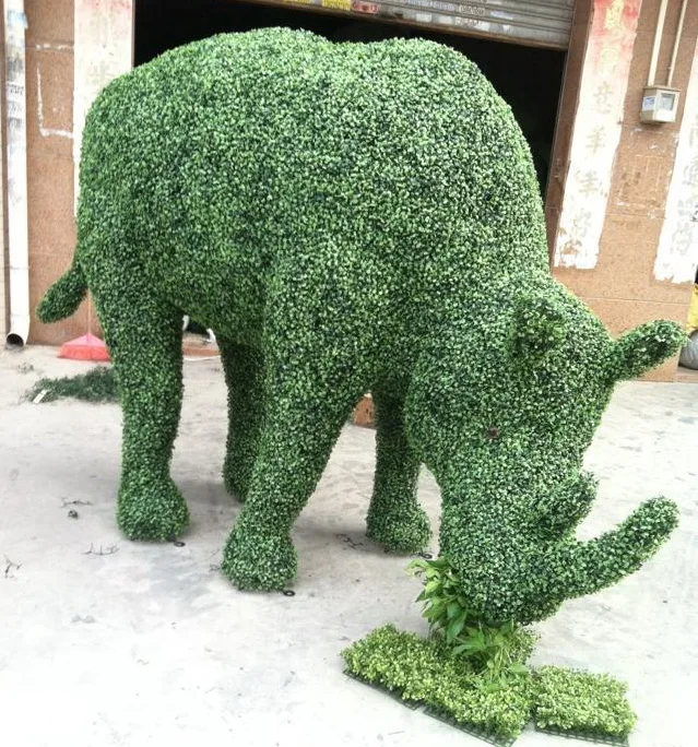 Искусственное животное топиарное растение скульптура садовое ландшафтное Топиар для оправы животных на заказ