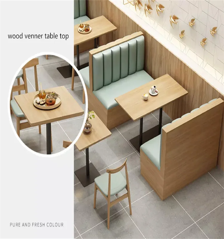 Customizable Modern Restaurant Booth Booths Bench Cafe Dining Tables   H95f10d29cf4a4ba9a28884ac7c045fbbK 