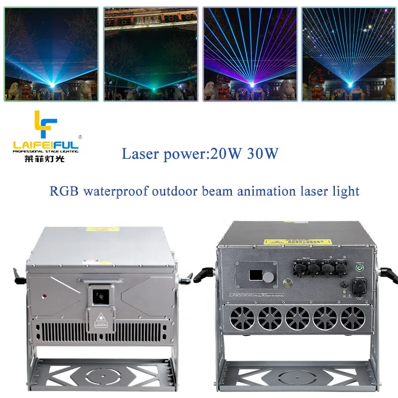 20w Rgb Outdoor Laser Projector Stage Light Show System Fb4 Laser