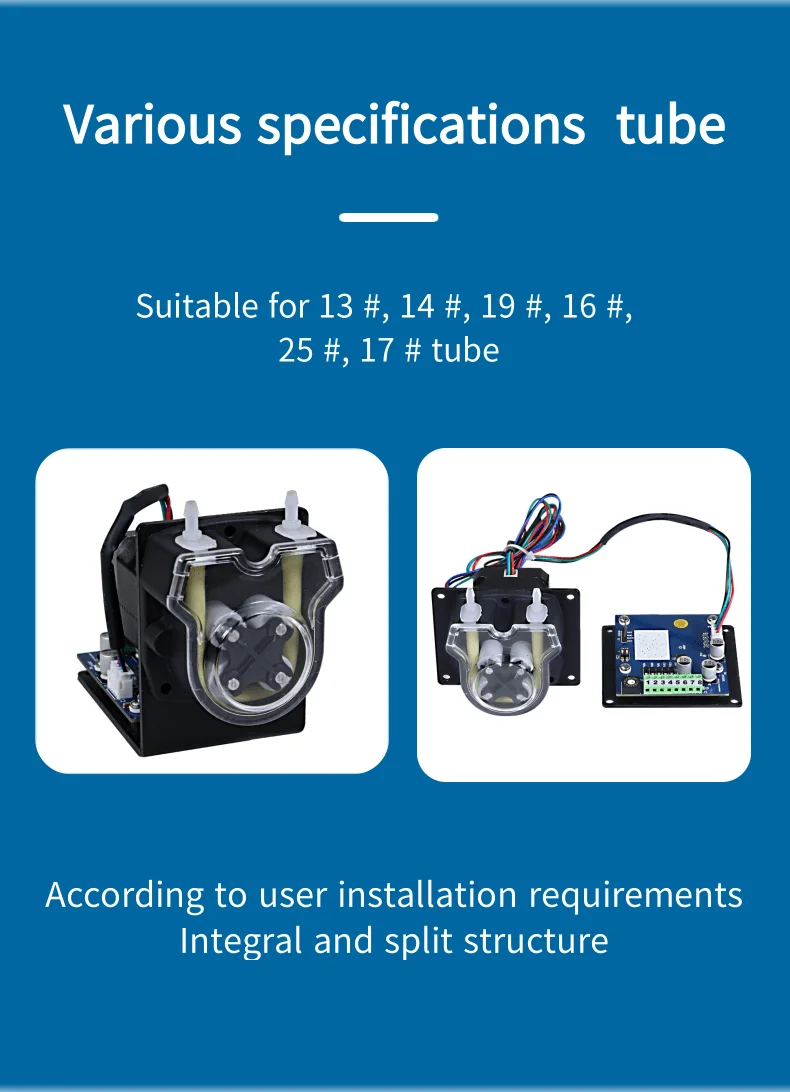 Ditrontech S3002b+jz15 Customized Dc 24v Peristaltic Pump Jz15b Small