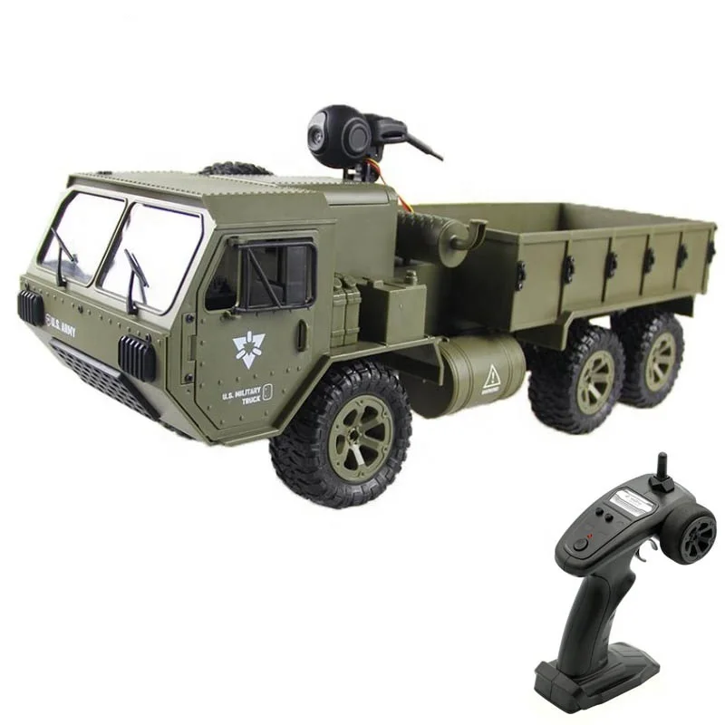 Fayee FY004A 1/16 2.4G 6WD Rc Car Proportional Control US outlet Army Military Truck RT