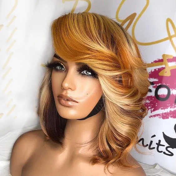 Wholesale High Quality Synthetic Wig Pre Plucked Cheap Heat Resistant