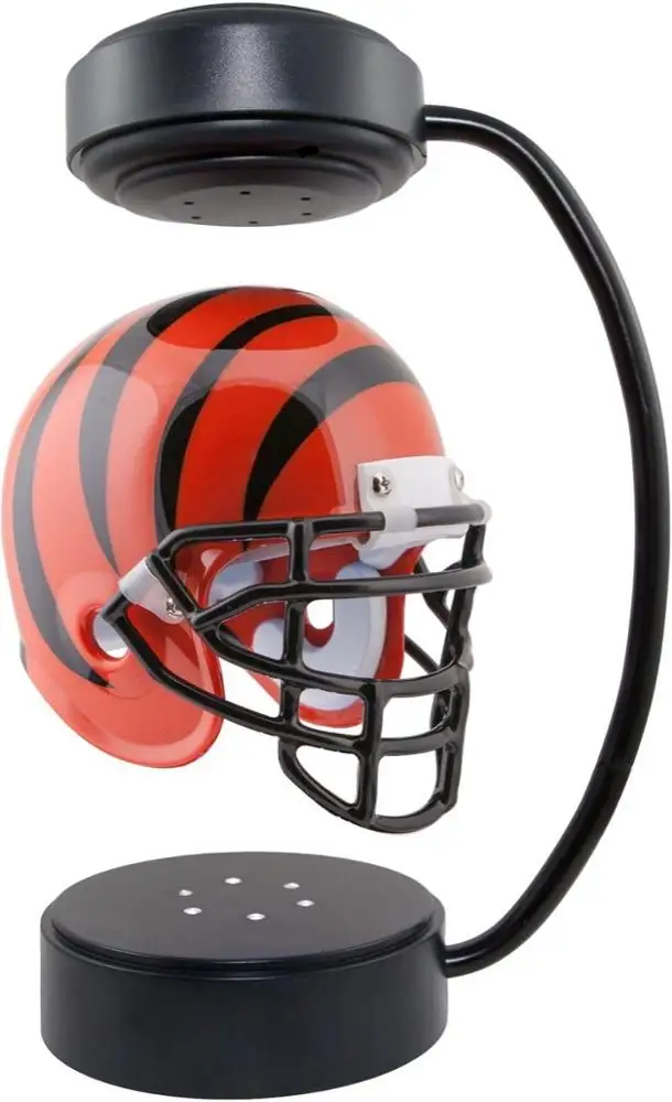 floating spinning football helmet Pegasus Sports Nfl Cincinnati Bengals Hover - Black Dramatically display your New Orleans Saints fandom with this Chrome Base Mini Hover Helmet Philadelphia Eagles Hover Helmet