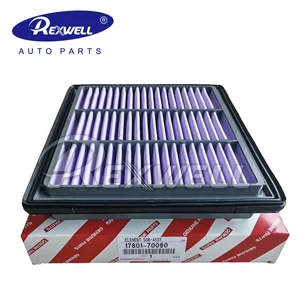 High Quality OEM 17801-70060 Auto Engine Panel Element Air Filter for TOYOTA LAND CRUISER LEXUS FJA300 GRJ300 VJA300 2021-