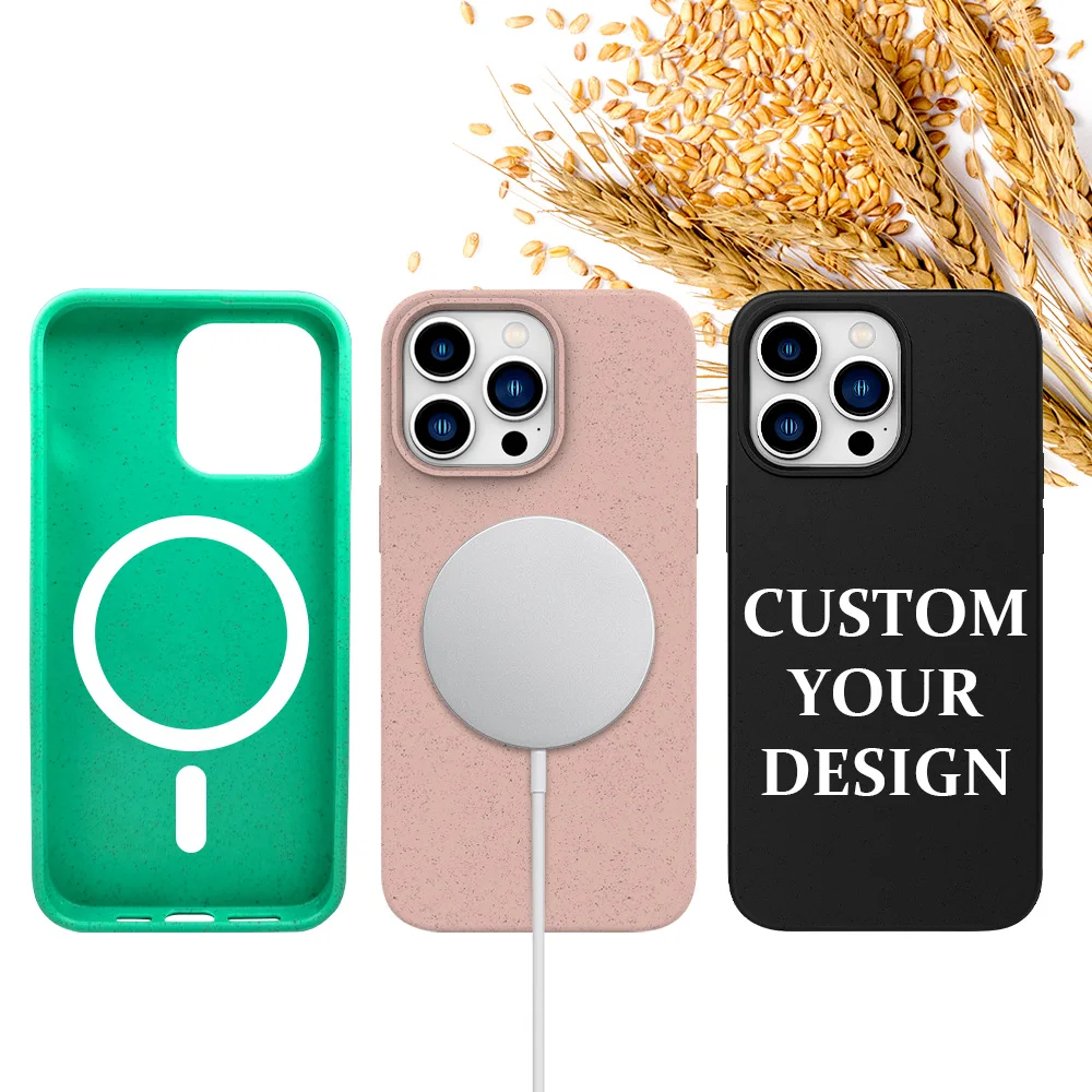 TENCHEN Custom Eco Friendly Phone case for samsung S21 S22 S23 S24 Plus ultra Biodegradable Phone case