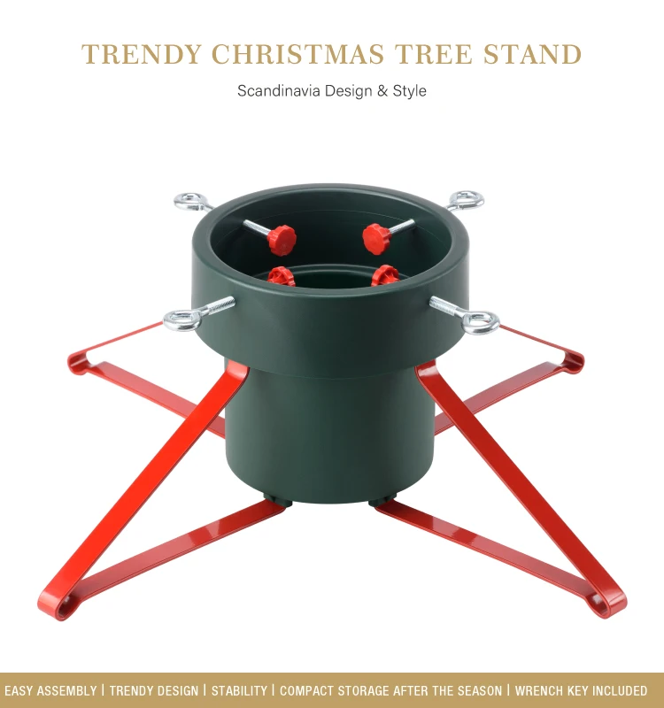 Professional Manufacture Pp Round Tower Shape Xmas Christmas Tree Stand