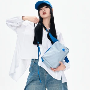 NOXXON Custom Sling Bag Water Resistant Nylon Casual Cross Body Bag Lightweight Single Shoulder Pack for Women