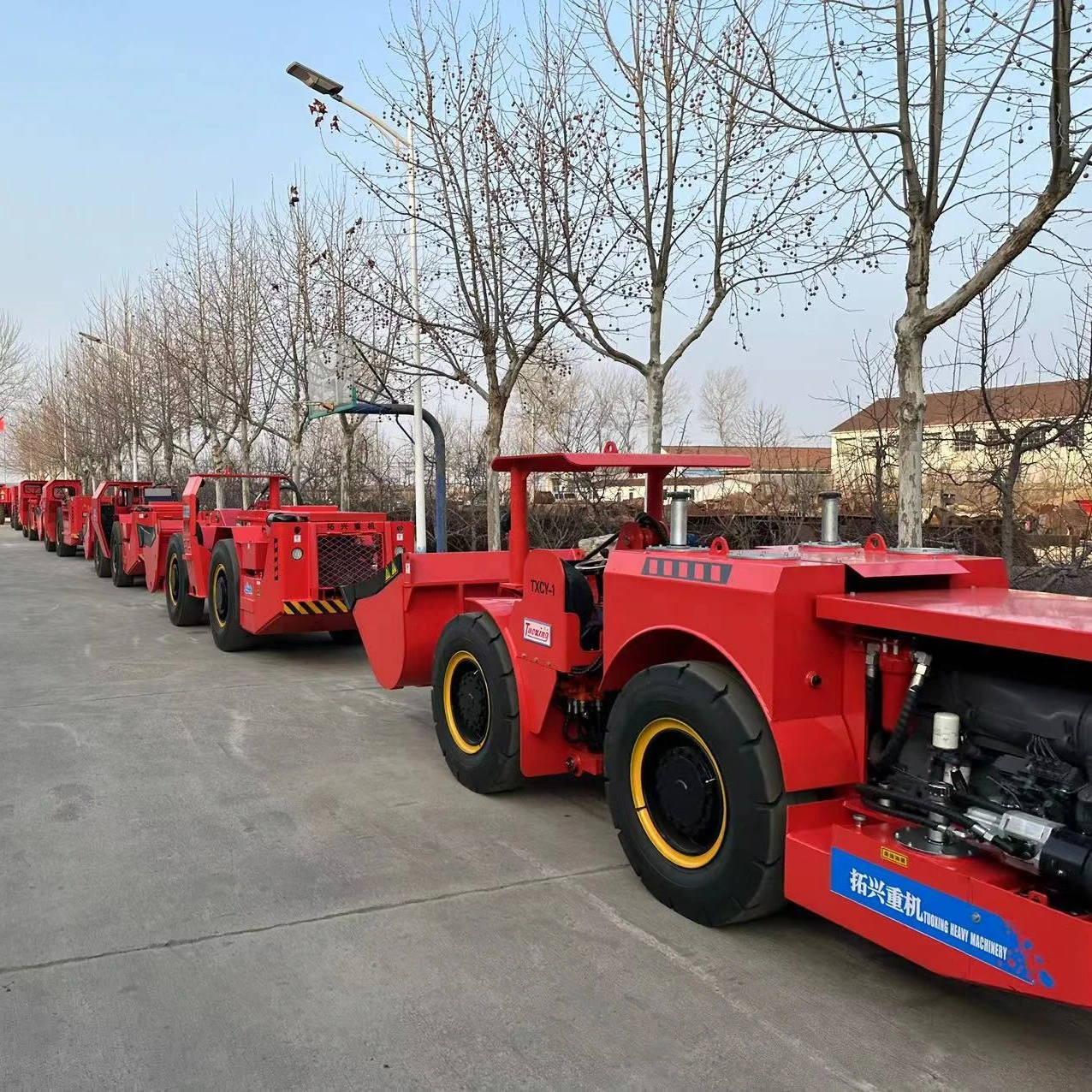 TC-100E Electric Wheel Loader Underground Scooptram For Mining