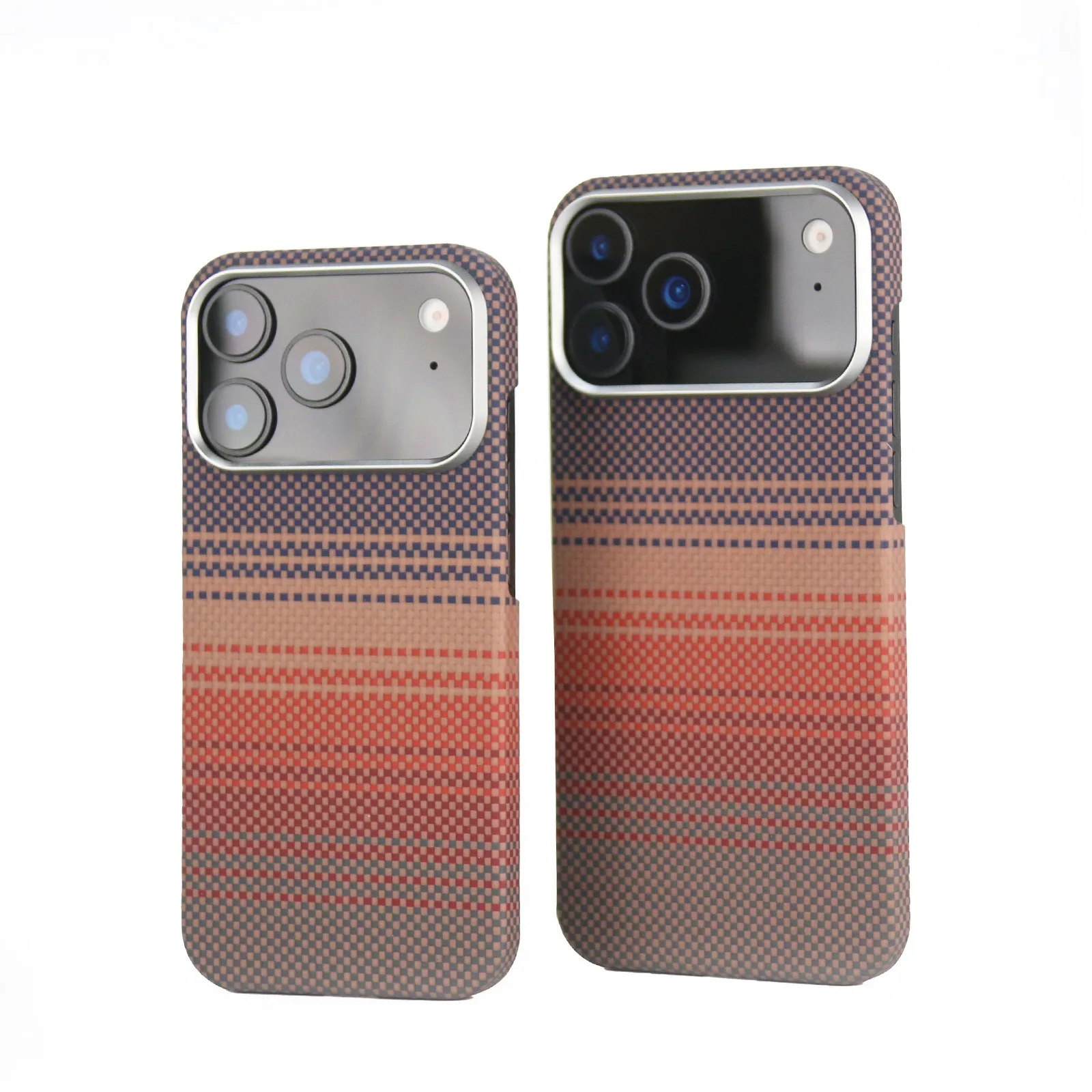 For Laudtec Luxury Business Design Ultra-Thin for Kevlar Magnetic Phone Case for iPhone 17 16 15-Protective Shockproof Mobile