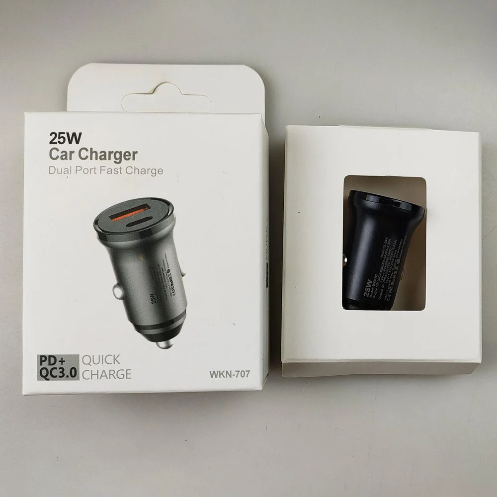 25w Usb Car Charger Quick Charge Qc 4.0 3.0 Fcp Scp Afc Usb Pd Fast Charging Car Phone
