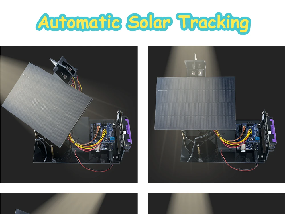 New! Lafvin Acrylic Smart Solar Tracker System Tracking Starter Kit Diy ...