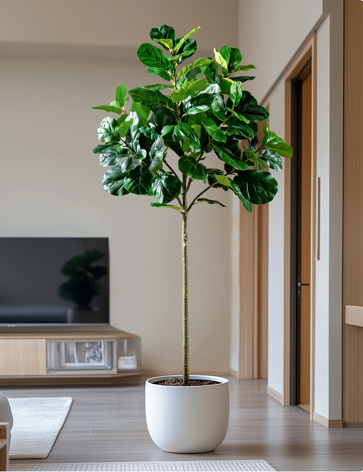 Indoor/Outdoor Decorative Plastic Ficus Pandurata Tree Similar Glass Pine Ficus Religiosa Panel for Landscape Wedding House details
