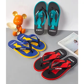 Clearance Sale Low Price Brand New Bulk Shoes Pvc Indoor Outdoor Men Beach Flip Flops Slippers