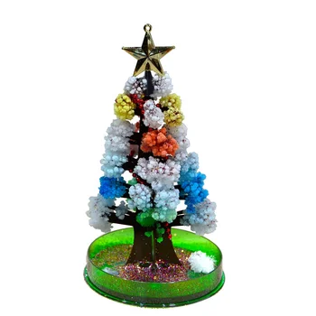 Directly Factory Wholesale Kids Diy Magic Tree Flowering Colorful Decorations Magic Growing Christmas Tree