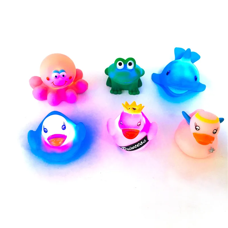 light up frog bath toy