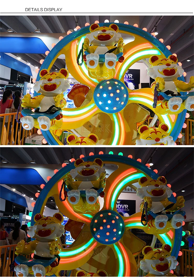 Mini Ferris Wheel Amusement Kiddie Ride Attractive Kids Mini Ferris Wheel Coin Operated