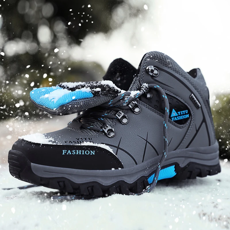 Merk Mannen Winter Snowboots Waterdichte Lederen Sneakers Super Warm Heren  Laarzen Outdoor Mannelijke Wandelschoenen Werkschoenen - Buy Mukluk Winter  Laarzen Werken Casual Schoenen Werk Schoenen,Winter Platte Enkellaarsjes  Mooie Winter Snowboots,Winter 