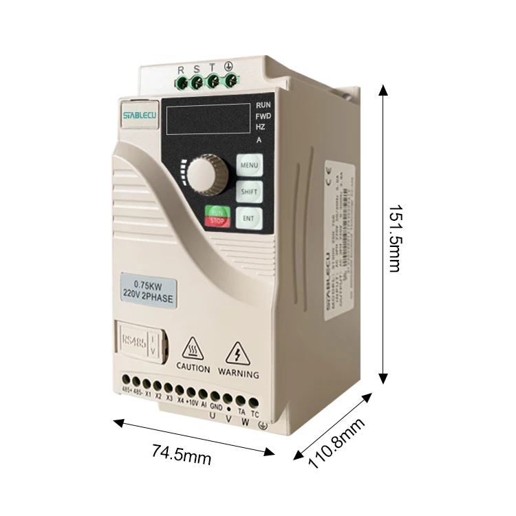 1hp 380V vfd single phase to three phase AC Motor Drives Frequency Converter 0.75kw to 450kw VFD VSD variable speed driver supplier