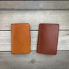 Genuine Leather Golf Scorecard Holder brown