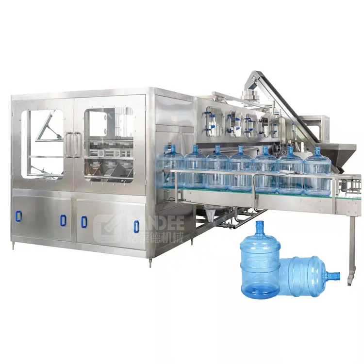 Automatic 18.9L 20L 5 Gallon Bottling Mineral Water Filling Machinery Production Line