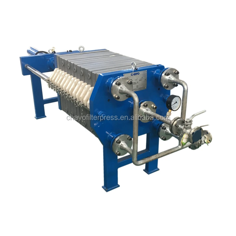 Small Capacity Full Automatic Filter Press Small Chamber Press Filter