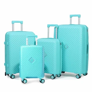 Designer Deluxe 3-Piece Hard-Shell Suitcase Set Lightweight PP Material Rotating Wheels Simple Fashionable Popular Comfortable
