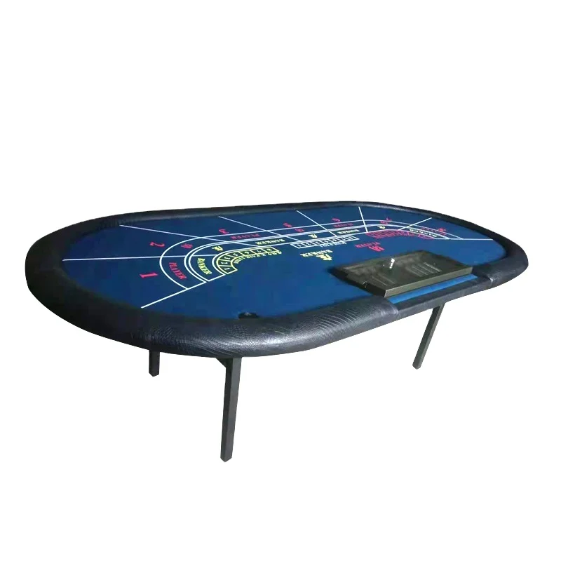 LANGE Portable Baccarat Poker Table - Customizable & Durable
