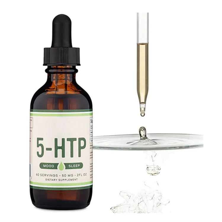 5htp Liquid Drops OEM Private Label Serotonin Supplement for Mood Sleep and Relaxation 5 Htp Drops
