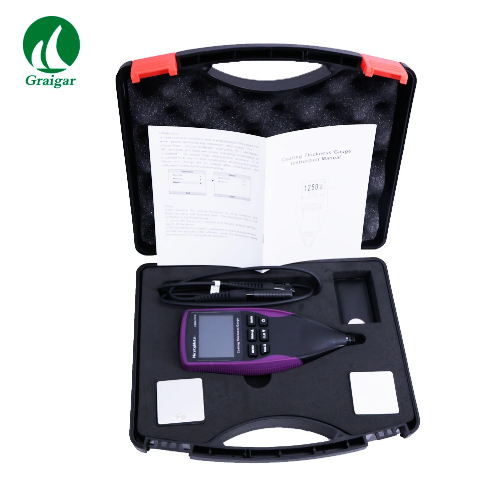 OUPPENG Thickness Meter Tester Gauge,CM8802FN High Accuracy Digital Coating Thickness Gauge Meter
