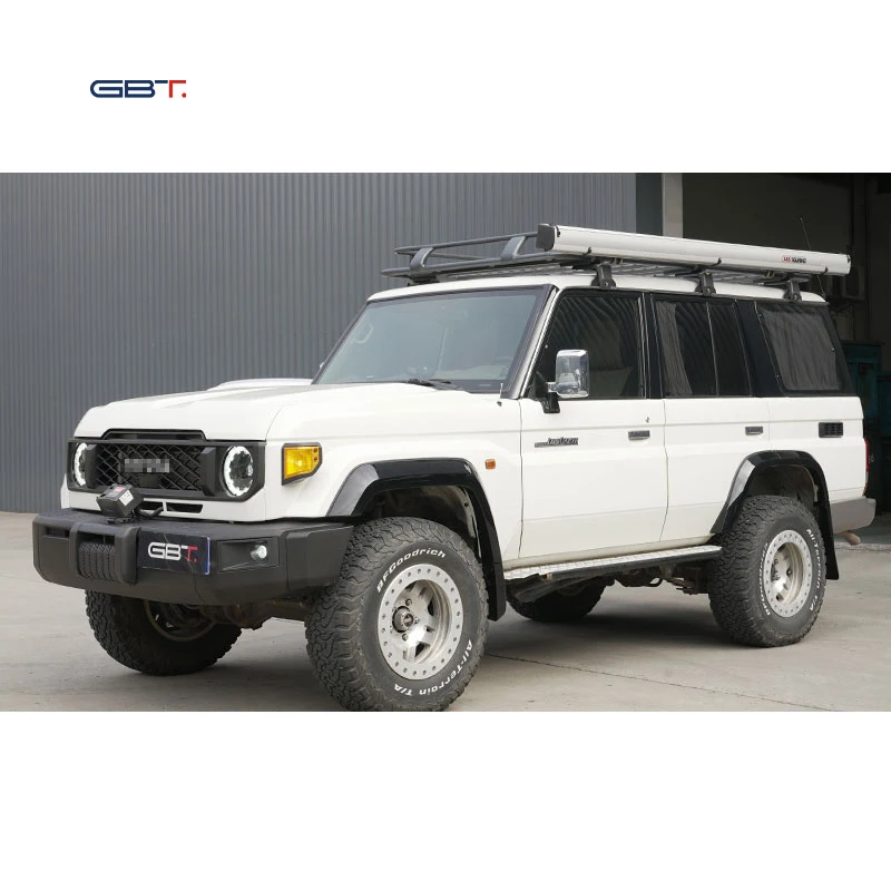 GBT Factory 2025 Fj76 Land Cruiser 76 Front Bumper Upgrade Body Kit Headlight Grill for 2002-2022 Toyota Fj70 76 Accessories