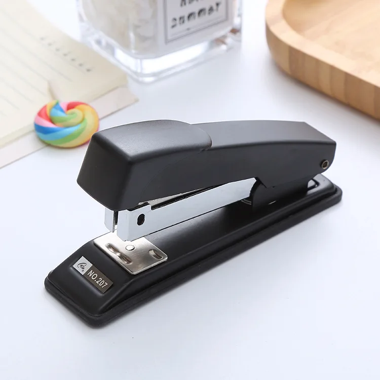 High Quality Basic Style Medium Sized Desktop Paper Stapler Office Stapler Manual Metal Customized Stapler