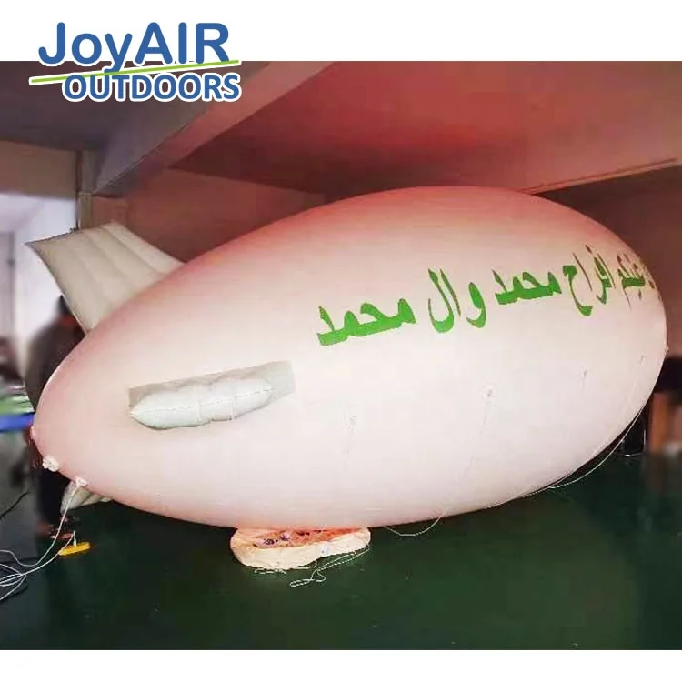 Customizable PVC Inflatable Helium Blimp Balloon Airship for Sale for Party Events or Rental Includes Repair Kits